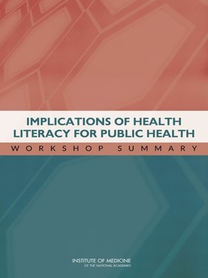 cover image of Implications of Health Literacy for Public Health